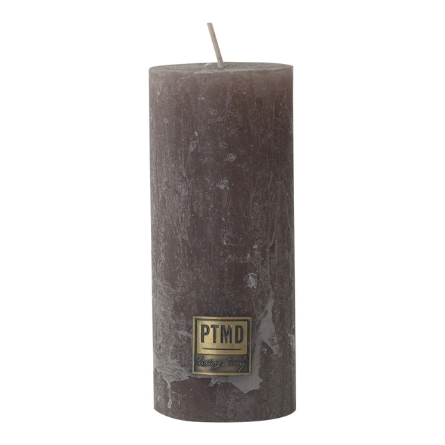 Rustic  pillar candle