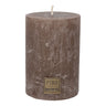 Rustic  pillar candle