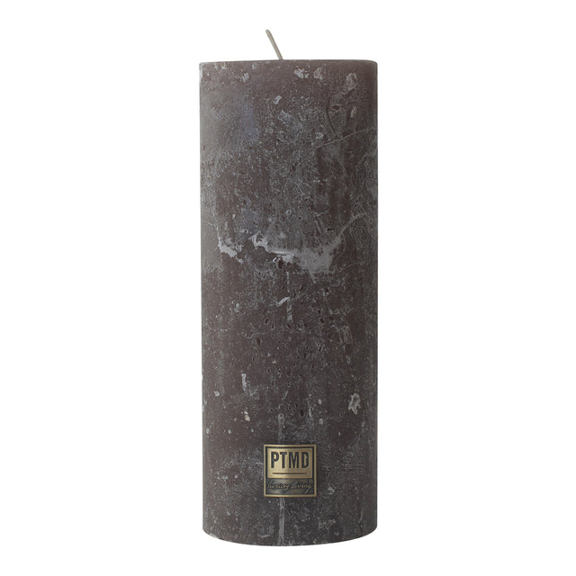 Rustic  pillar candle