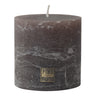 Rustic Block candle 10x10