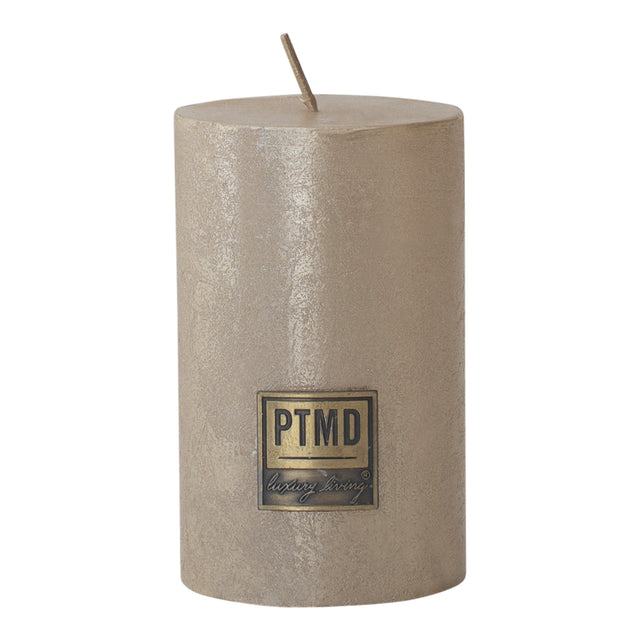 Rustic  pillar candle