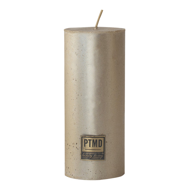 Rustic  pillar candle