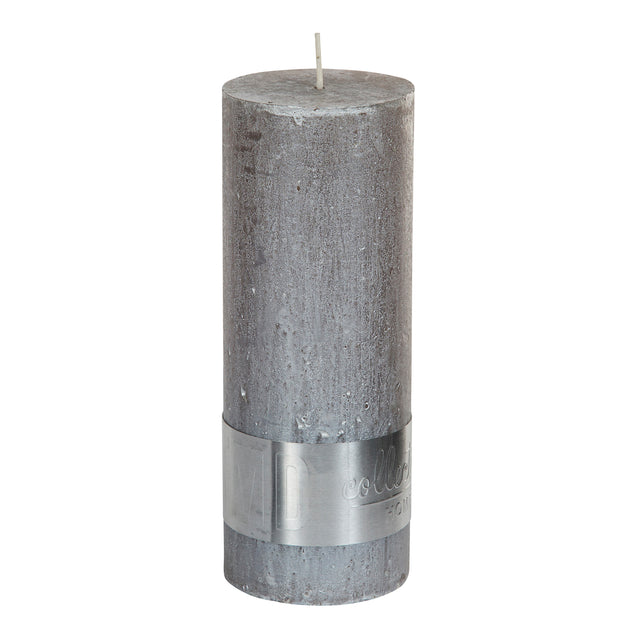 metallic pillar candle 18x7