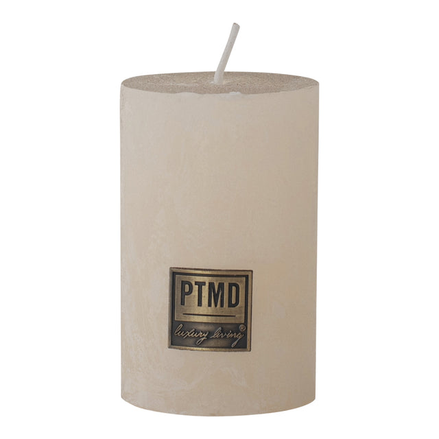 Rustic  pillar candle