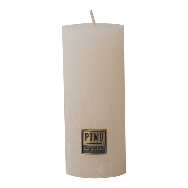 Rustic  pillar candle