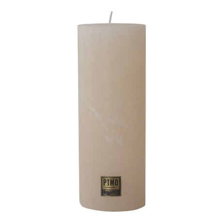 Rustic  pillar candle