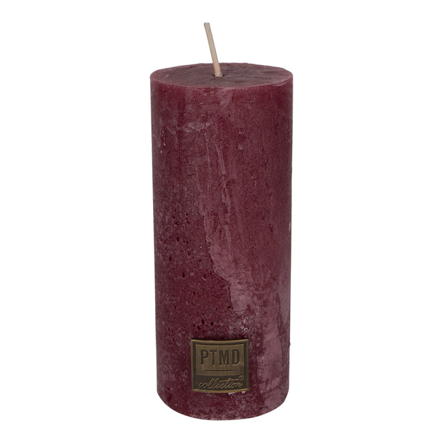 Rustic  pillar candle