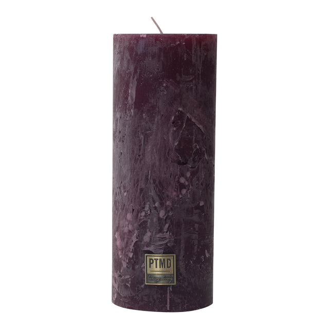 Rustic  pillar candle