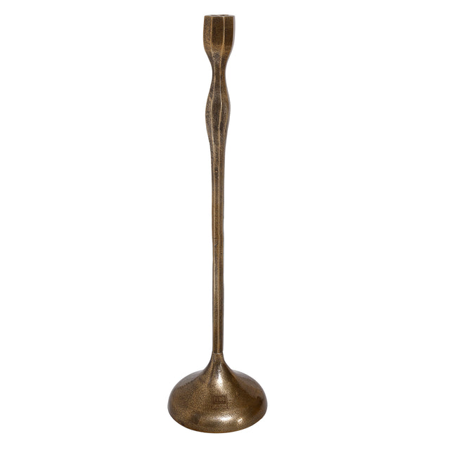 Kennet Gold cast aluminium candleholder