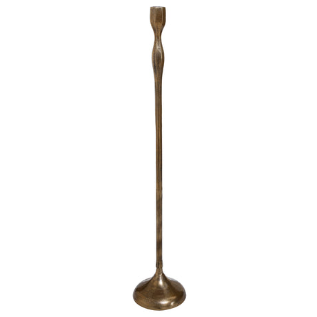 Kennet Gold cast aluminium candleholder