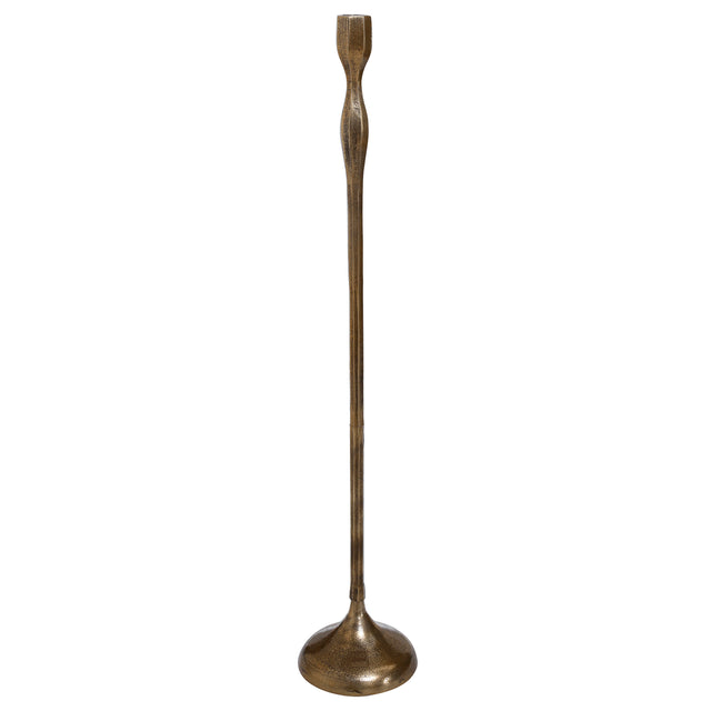 Kennet Gold cast aluminium candleholder