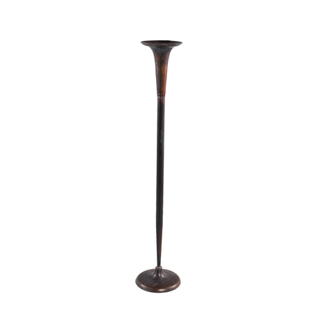 Ester Copper metal candleholder straight rnd high