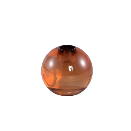 Mezzi glass ball candleholder round