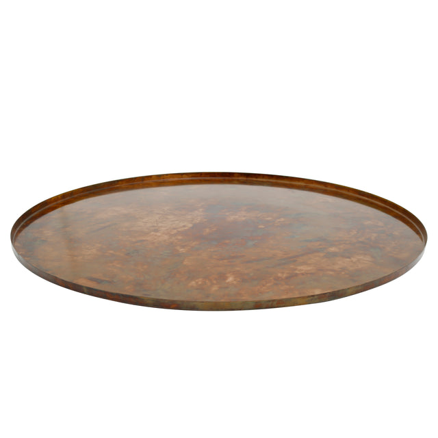 Cars Copper antique iron tray round