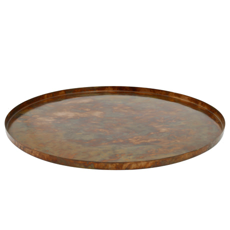 Cars Copper antique iron tray round
