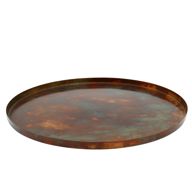 Cars Copper antique iron tray round