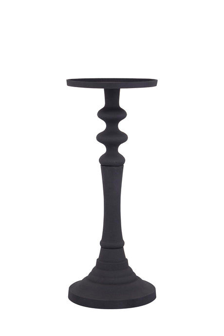 Lisann Black casted alu candleholder round