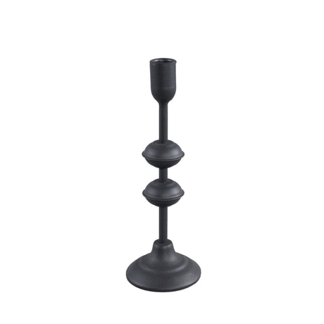 Ciba Black iron candleholder minimal taps