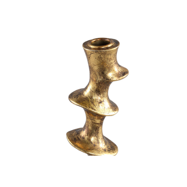 Movy Gold poly candle holder