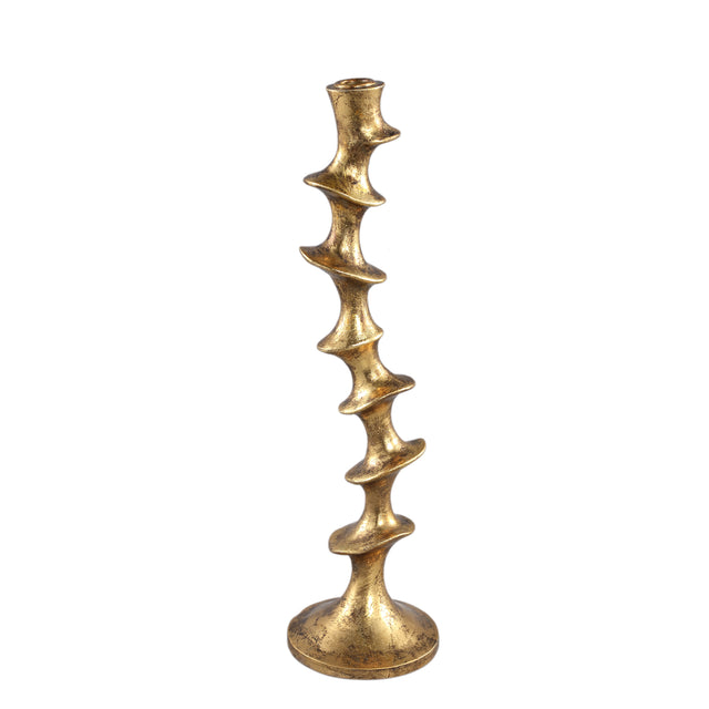 Movy Gold poly candle holder