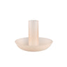 Elda glass candleholder on base