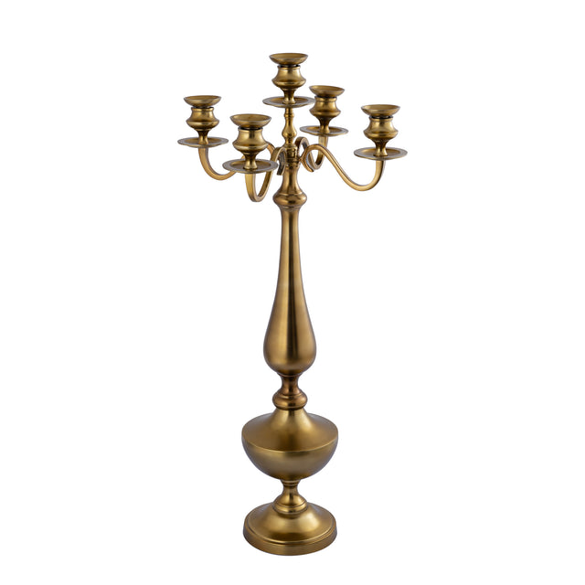 Manuelle Gold casted alu candle holder