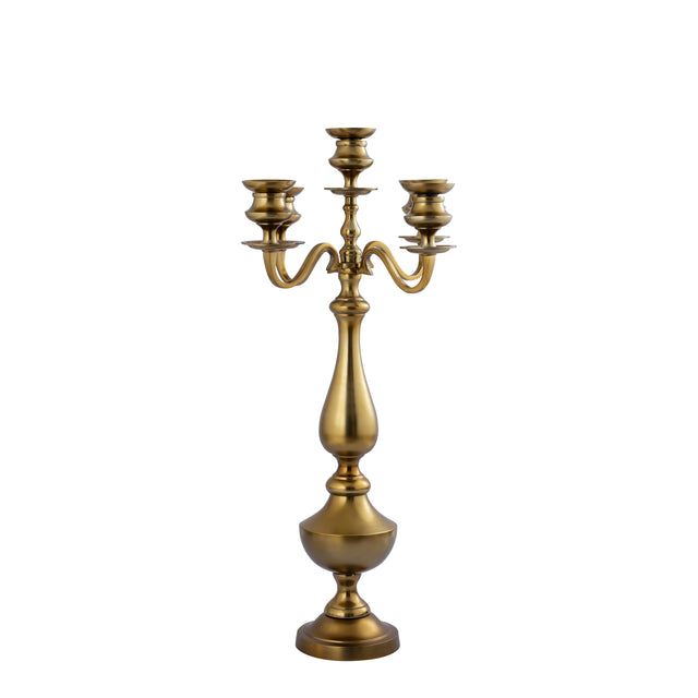 Manuelle Gold casted alu candle holder