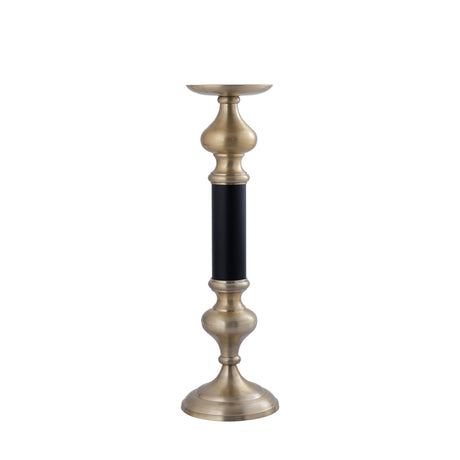 Ixen Champagne casted alu candle holder