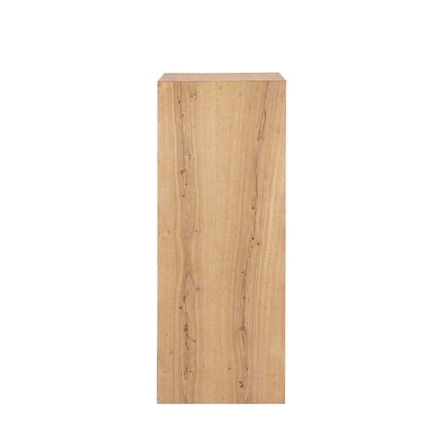 Chevar oak wood pedestal SV2