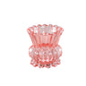 Asli glass antique look candle holder