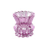 Asli glass antique look candle holder