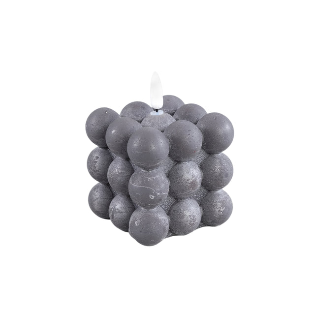 LED light Candle bubble shaped flickering