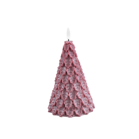 LED light Candle red leaves tree shaped flickering