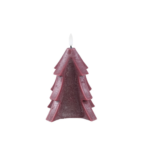 LED light Candle red tree shaped flickering