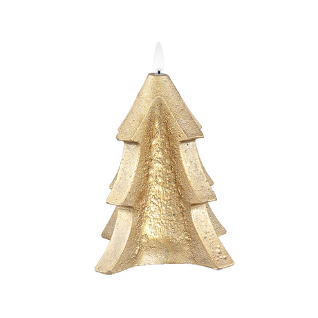 LED light Candle gold tree shaped flickering