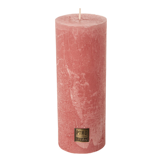 Rustic  pillar candle