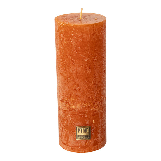 Rustic  pillar candle