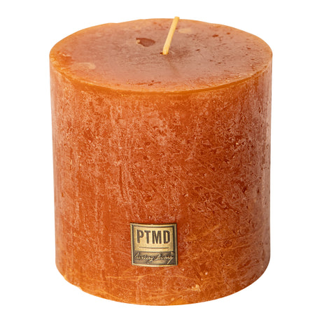 Rustic Block candle 10x10