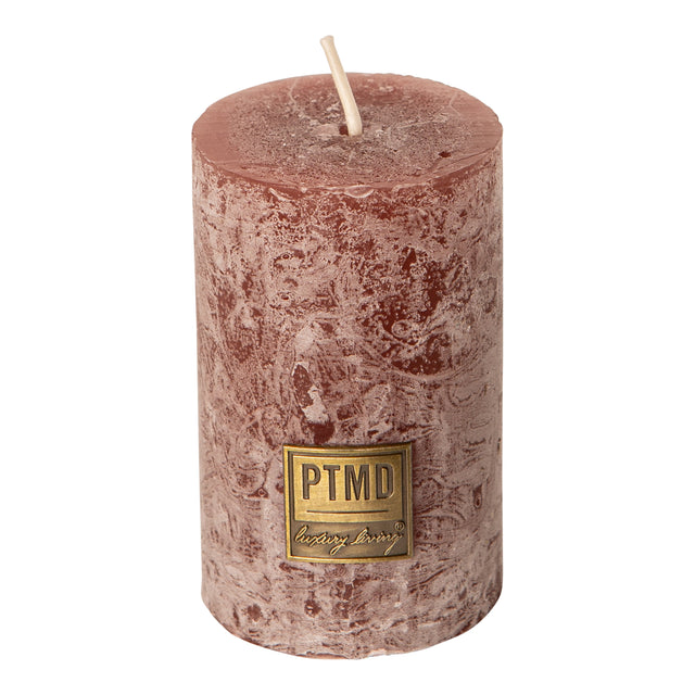 Rustic  pillar candle