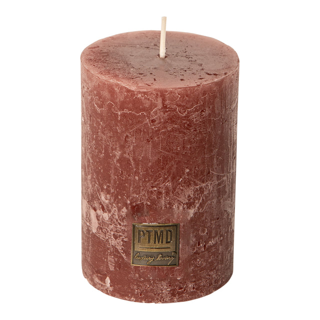 Rustic  pillar candle