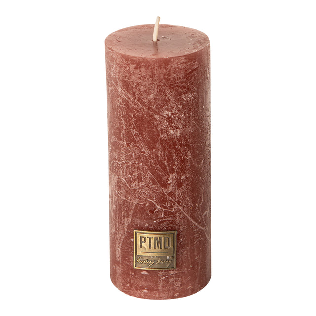 Rustic  pillar candle