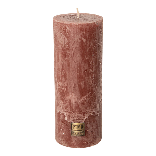 Rustic  pillar candle