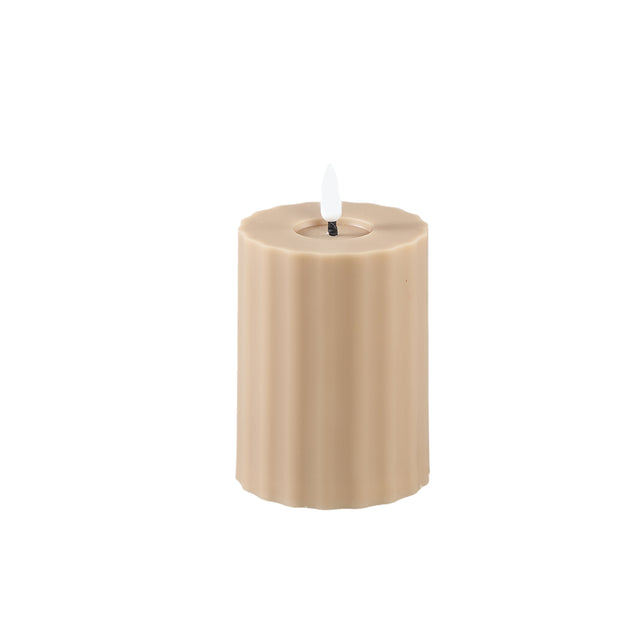 Led Outdoor Candle striped flickering