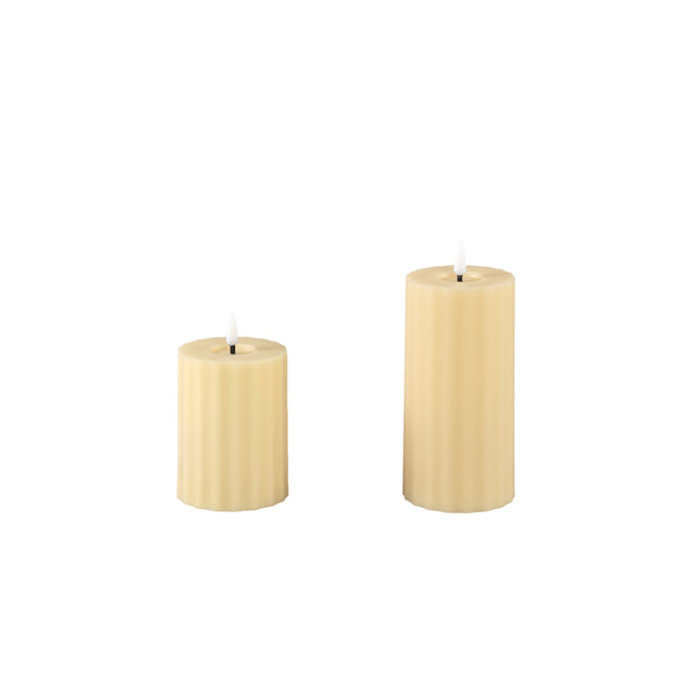 Led Outdoor Candle striped flickering