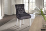 Chaise 'Bristol' Velours Gris